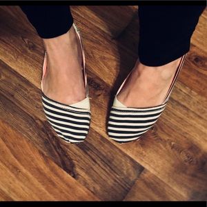 MadLove Stripe Flat Shoes